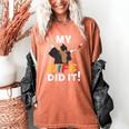 My Wife Did It Graduation Congratulation Graduate You Did It Women's Comfort Colors T-Shirt Yam