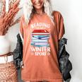 Winter Reading Book Bookworm Winter Women's Comfort Colors T-Shirt Yam Winter Reading Book Bookworm Winter Women's Comfort Colors T-Shirt Yam