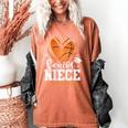 Women's Senior Niece Class Of 2026 Basketball Graduation Heart Women's Comfort Colors T-Shirt Yam