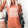 World's Okayest Nurse Practitioner NP Graduation Women's Comfort Colors T-Shirt Yam