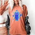 Yk2 Grunge Earthy Blue Cat With Stars Tomboy 90s Nostalgia Women's Comfort Colors T-Shirt Yam