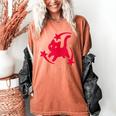 Yk2 Grunge Scary Cat With Shooting Stars 90s Nostalgia Women's Comfort Colors T-Shirt Yam