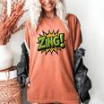 ZING Comic Book Retro Artwork – Cartoon Collector Women's Comfort Colors T-Shirt Yam
