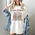 100 Days In The Books Reading Teacher 100th Day Of School Women's Comfort Colors T-Shirt Ivory