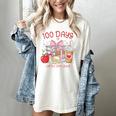 100th Day Of School Teachers 100 Days Of Coffee Chaos Books Women's Comfort Colors T-Shirt Ivory