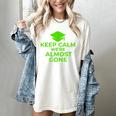 2018 Graduation Red Green High School Color Women's Comfort Colors T-Shirt Ivory