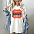 We Out 2018 Graduation Shirts Women's Comfort Colors T-Shirt Ivory