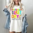 2025 Last Day Of School Autograph Kindergarten Graduation Women's Comfort Colors T-Shirt Ivory