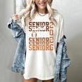 2026 Football Senior Auntie Graduation Matching Family Women's Comfort Colors T-Shirt Ivory