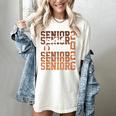 2026 Football Senior Brother Graduation Matching Family Women's Comfort Colors T-Shirt Ivory