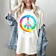 2033 Graduation Class Year Tie Dye Peace Sign Women's Comfort Colors T-Shirt Ivory