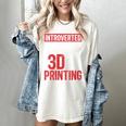 3D Printer Introvert 3D Printing Women's Comfort Colors T-Shirt Ivory 3D Printer Introvert 3D Printing Women's Comfort Colors T-Shirt Ivory