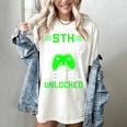 5th Grade Level Unlocked Back To School Gamer Graduation Women's Comfort Colors T-Shirt Ivory