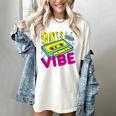90's Vibe Retro Style Cassette Tape Nostalgia 1990s Party Women's Comfort Colors T-Shirt Ivory