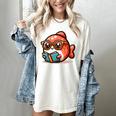 Adorable Book Lover Salmon With Reading Glasses Cute Women's Comfort Colors T-Shirt Ivory Adorable Book Lover Salmon With Reading Glasses Cute Women's Comfort Colors T-Shirt Ivory