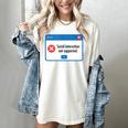 Anti Social Introvert Social Interaction Not Supported Women's Comfort Colors T-Shirt Ivory