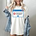 Anti Social Introvert Social Interaction Not Supported Women's Comfort Colors T-Shirt Ivory