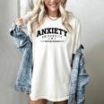 Anxiety University Anxious Antisocial Introvert Women's Comfort Colors T-Shirt Ivory