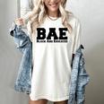 BAE And Educated Black History Month Graduation Women's Comfort Colors T-Shirt Ivory