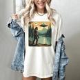 Bigfoot Sasquatch Alien Spaceship UFO Introvert Bruh Women's Comfort Colors T-Shirt Ivory Bigfoot Sasquatch Alien Spaceship UFO Introvert Bruh Women's Comfort Colors T-Shirt Ivory