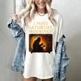 Bigfoot Saturday Morning Nostalgia Women's Comfort Colors T-Shirt Ivory