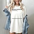 Birthday Guestbook Signable Memory Board Women's Comfort Colors T-Shirt Ivory Birthday Guestbook Signable Memory Board Women's Comfort Colors T-Shirt Ivory