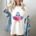 This Is My Book Character Costume Cute Pigeon Kids Reading Women's Comfort Colors T-Shirt Ivory