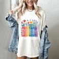 Book Flower Radicalized By Basic Decency Feminist Leftist Women's Comfort Colors T-Shirt Ivory
