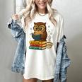Book Lover Owl Reading Bookish Library Read Books Be Kind Women's Comfort Colors T-Shirt Ivory