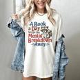 Book Lovers a Book a Day Keeps The Mental Breakdown Away Women's Comfort Colors T-Shirt Ivory