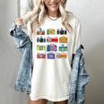 Camera Hand Drawn Old Nostalgia Retro Lens Styles Women's Comfort Colors T-Shirt Ivory