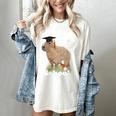 Capy Last Day Of School Capybara Graduation Quote Women's Comfort Colors T-Shirt Ivory