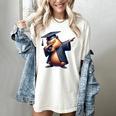 Capybara Graduation Dabbing Capy Wearing Graduate Gown Women's Comfort Colors T-Shirt Ivory