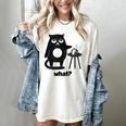 Cat What Humor Introvert Anti-Social Women's Comfort Colors T-Shirt Ivory Cat What Humor Introvert Anti-Social Women's Comfort Colors T-Shirt Ivory