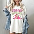 Certified Homebody Trendy Frog Introvert Women's Comfort Colors T-Shirt Ivory