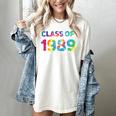 Class Of 1989 School Reunion College Highschool Graduation Women's Comfort Colors T-Shirt Ivory
