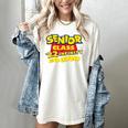 Class Of 2022 Senior 2000s Animated Movie Style Graduation Women's Comfort Colors T-Shirt Ivory
