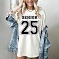 Class Of 2025 High School Senior 25 On Back Graduation Women's Comfort Colors T-Shirt Ivory