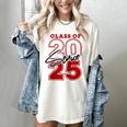 Class Of 2025 Senior 2025 Graduation Red Raglan Baseball Tee Women's Comfort Colors T-Shirt Ivory