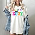 Class Of 2027 Shirt For Boys And Girls Fun 2027 Graduation Women's Comfort Colors T-Shirt Ivory