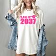 Class Of 2037 Pink Girls Growing Up School Memory Graduation Women's Comfort Colors T-Shirt Ivory Class Of 2037 Pink Girls Growing Up School Memory Graduation Women's Comfort Colors T-Shirt Ivory