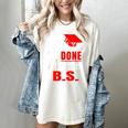 College Graduation T Shirt Senior Finally Done Women's Comfort Colors T-Shirt Ivory