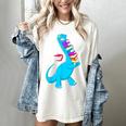 Cool Dinosaur Books Art For Men Women Libarian Book Lover Women's Comfort Colors T-Shirt Ivory