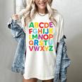 Cute ABCs Shirt Alphabet Colorful Letters Reading Books Kids Women's Comfort Colors T-Shirt Ivory