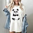 Cute Introvert Vibes – Panda Hello & Goodbye Women's Comfort Colors T-Shirt Ivory