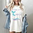 Cute Mermaid Librarian Teacher Dive Into A Good Book Reading Women's Comfort Colors T-Shirt Ivory Cute Mermaid Librarian Teacher Dive Into A Good Book Reading Women's Comfort Colors T-Shirt Ivory