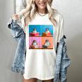 Cute Penguin Reading Book School Librarian Teacher Student Women's Comfort Colors T-Shirt Ivory
