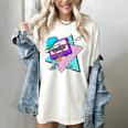 Dabbing Cassette Tape 70s 80s 80s Outfit Nostalgia Women's Comfort Colors T-Shirt Ivory