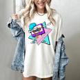 Dabbing Cassette Tape 70s 80s 80s Outfit Nostalgia Women's Comfort Colors T-Shirt Ivory