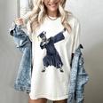 Dabbing Graduate Zebra Team Mascot Graduation Senior Shirt Women's Comfort Colors T-Shirt Ivory